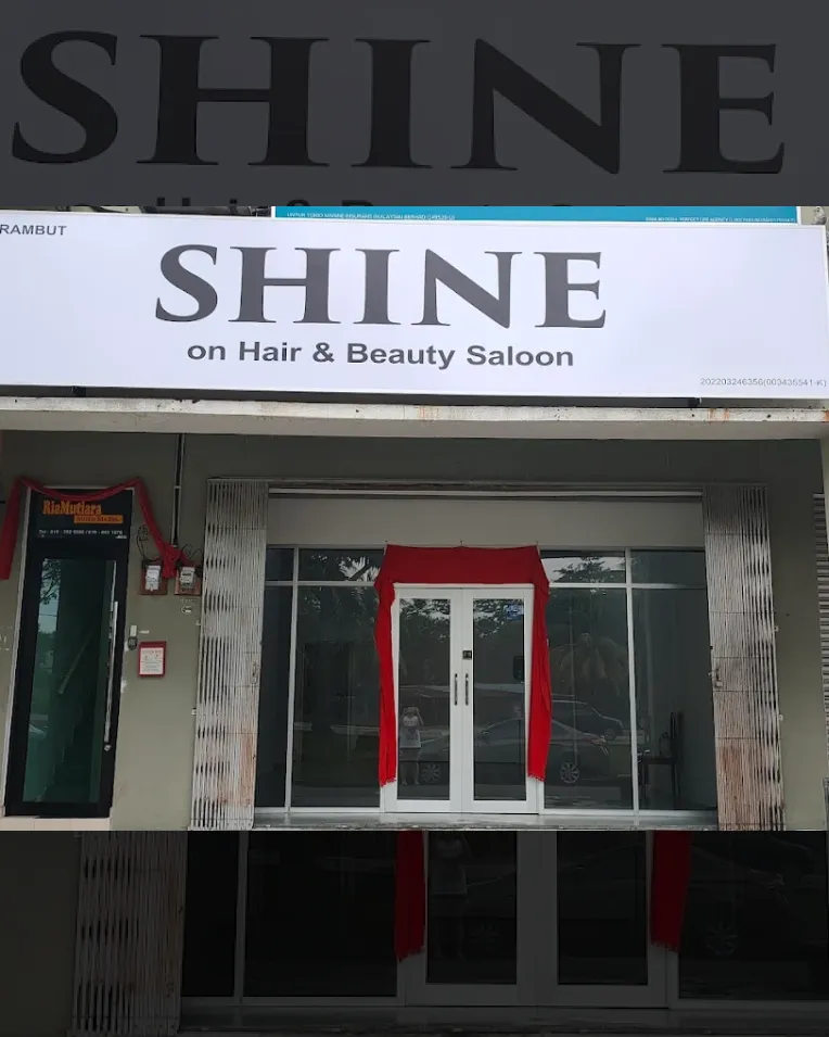 Inside SHINE on Hair & Beauty Saloon in Bemban, Melaka, where Muslimah customers are served by women
